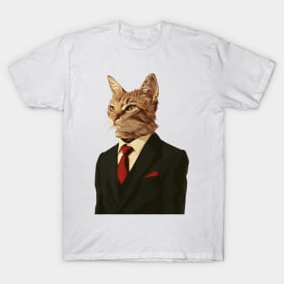 gentleman cat T-Shirt